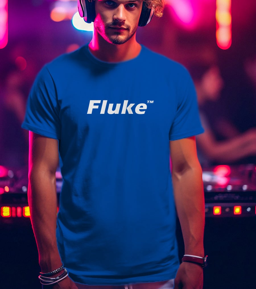 Fluke Volvo1 Blue Background T-Shirt