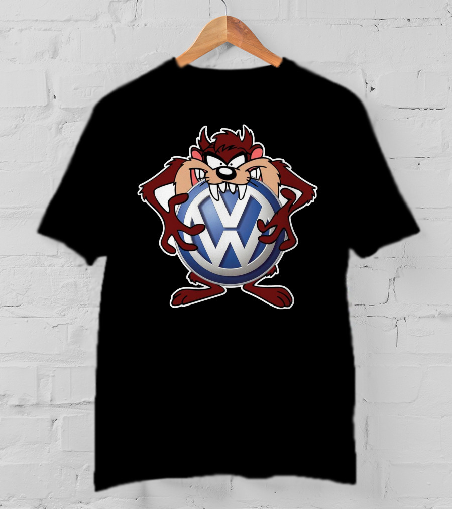 Volkswagen Logo With Taz Character T-Shirt