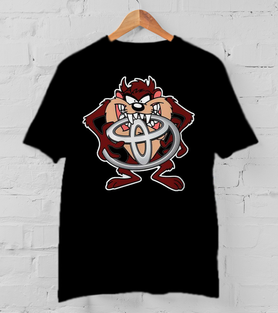 Taz Tasmanian Devil Toyota Logo Mashup T-Shirt