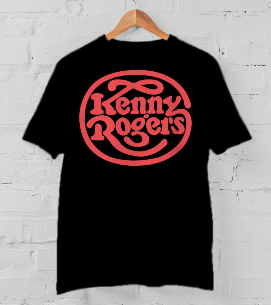 Kenny Rogers Retro Style Red T-Shirt