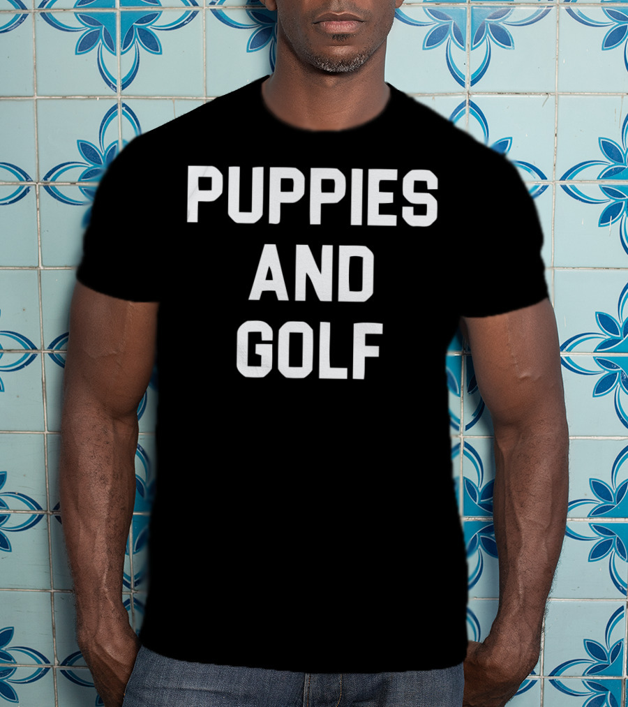 Puppies And Golf T-Shirt