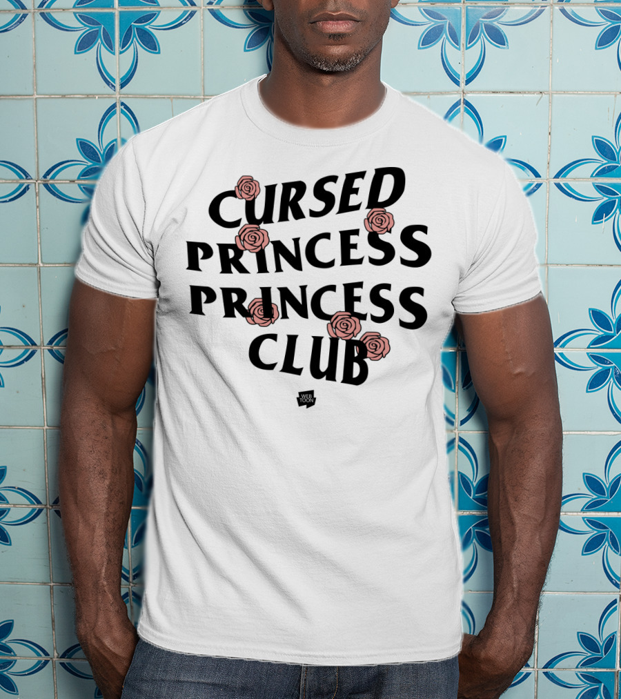Cursed Princess Club Webtoon Merchandise Roses T-Shirt