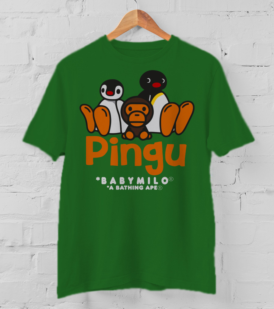 Pingu Baby Milo A Bathing Ape Collaboration T-Shirt