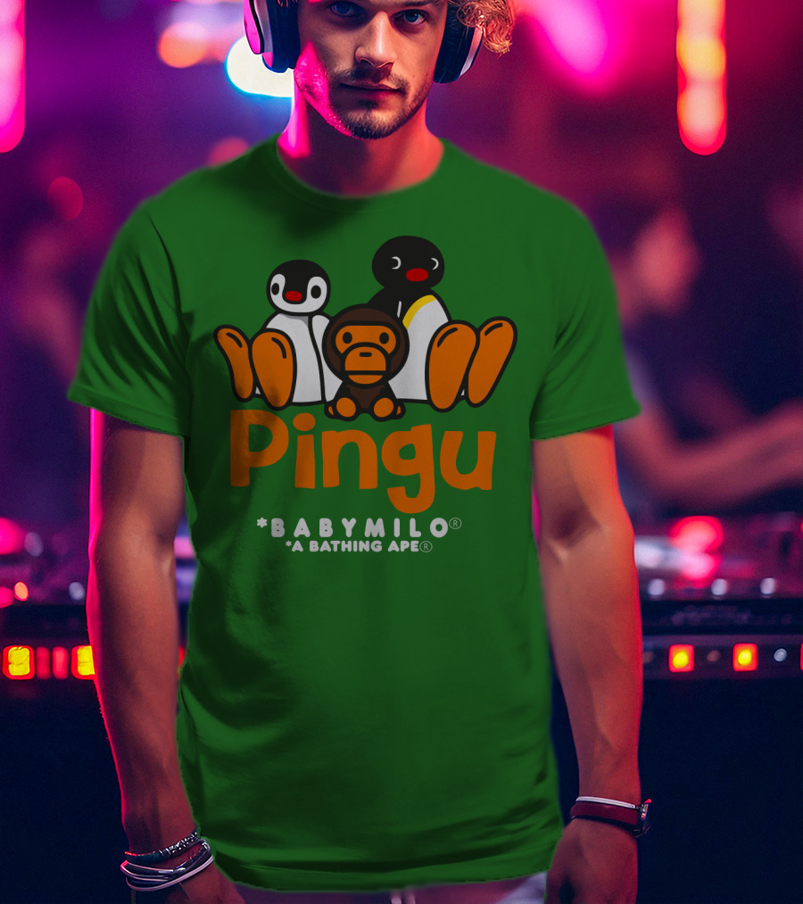 Pingu Baby Milo A Bathing Ape Collaboration T-Shirt