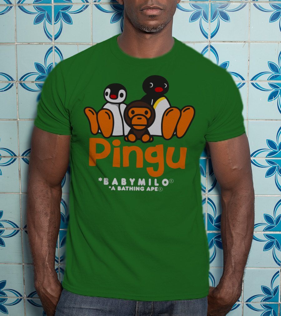 Pingu Baby Milo A Bathing Ape Collaboration T-Shirt