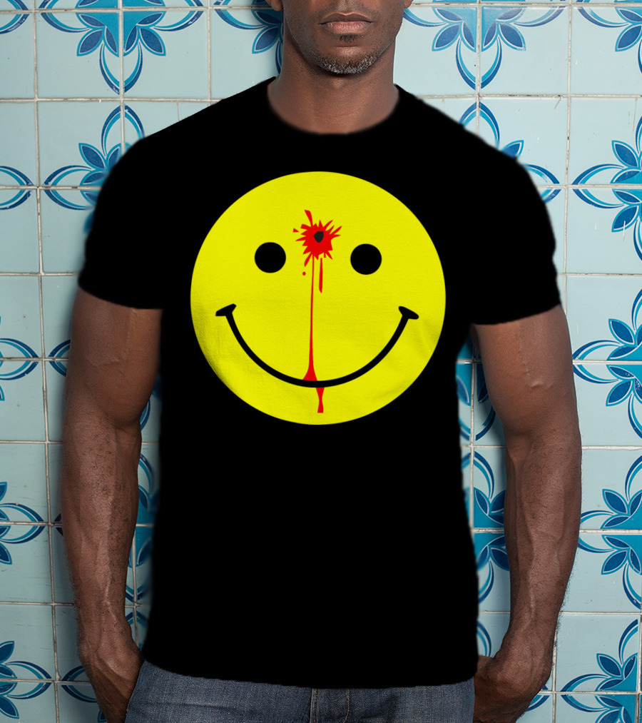 Have A Nice Day Smiley Face Blood Splatter T-Shirt