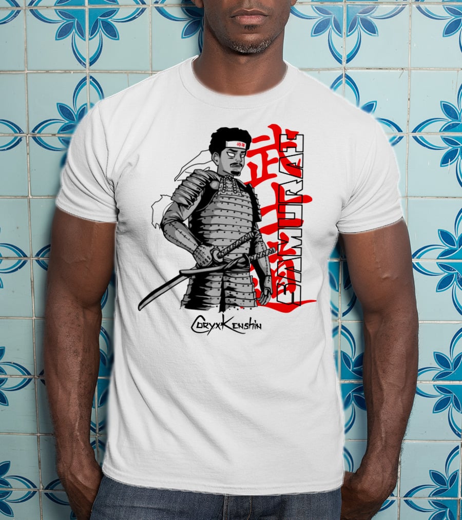 CoryxKenshin Samurai Warrior T-Shirt