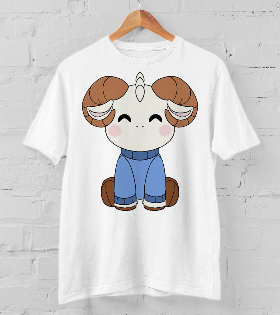 Jschlatt Ram Hoodie Min Plush Cartoon T-Shirt