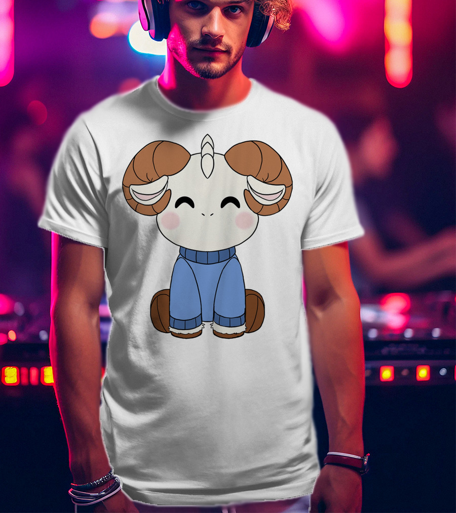 Jschlatt Ram Hoodie Min Plush Cartoon T-Shirt