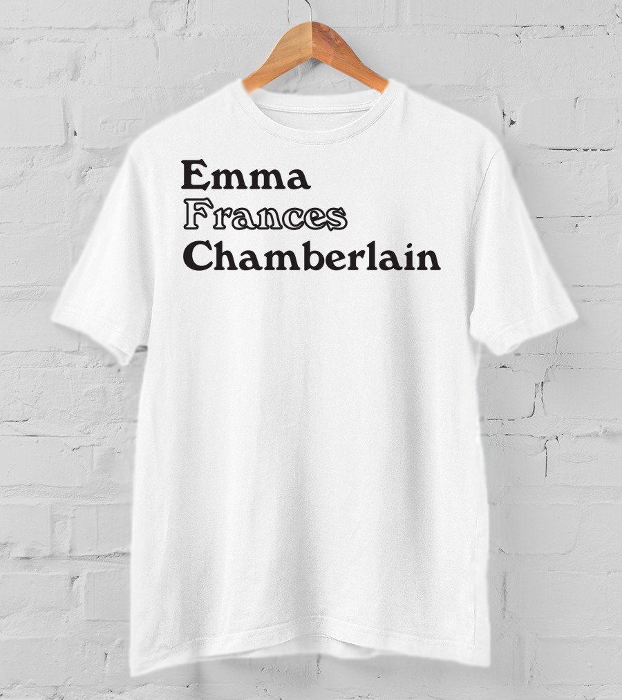Emma Frances Chamberlain Merch Fashion T-Shirt