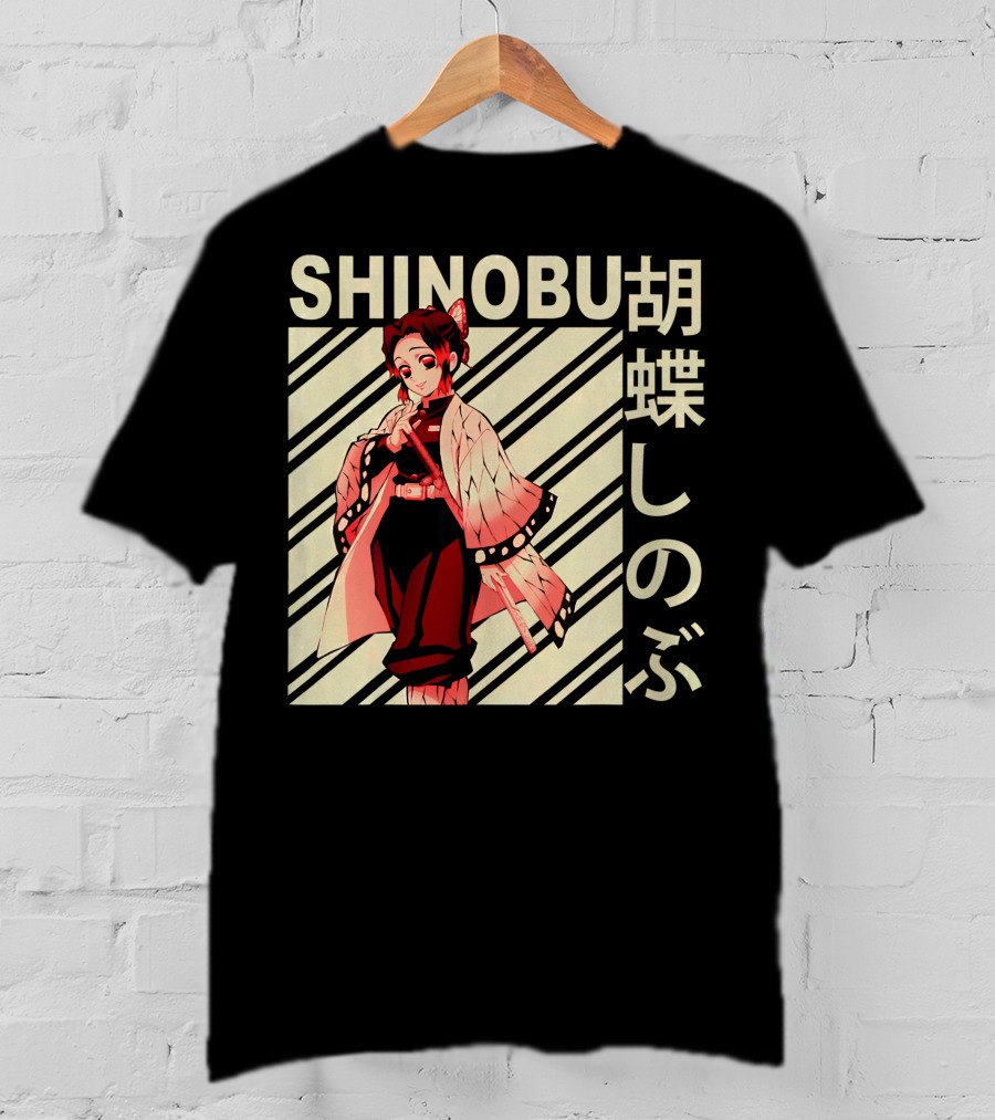 SHINOBU Kimetsu No Yaiba Demon Slayer Character T-Shirt