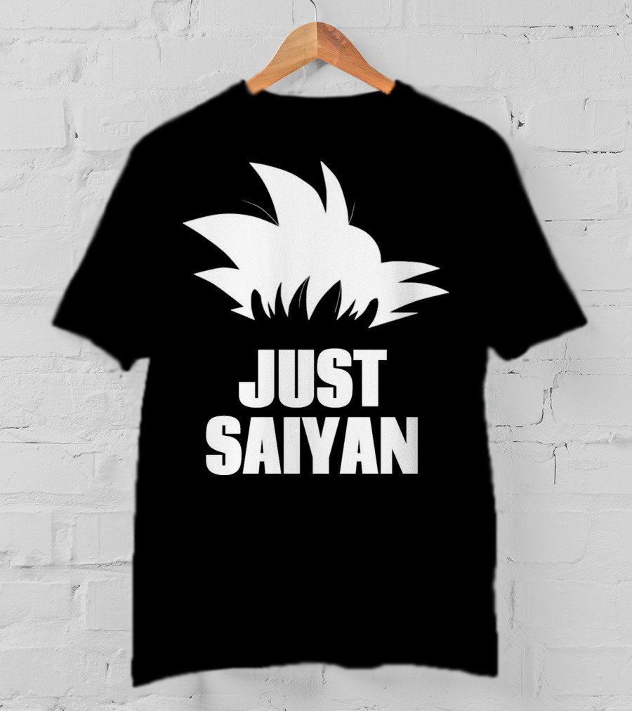Just Saiyan Dragon Ball Z Super Saiyan Hair T-Shirt