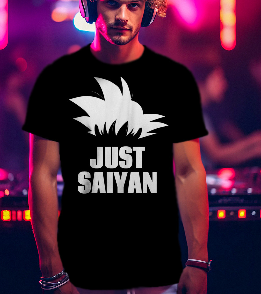 Just Saiyan Dragon Ball Z Super Saiyan Hair T-Shirt