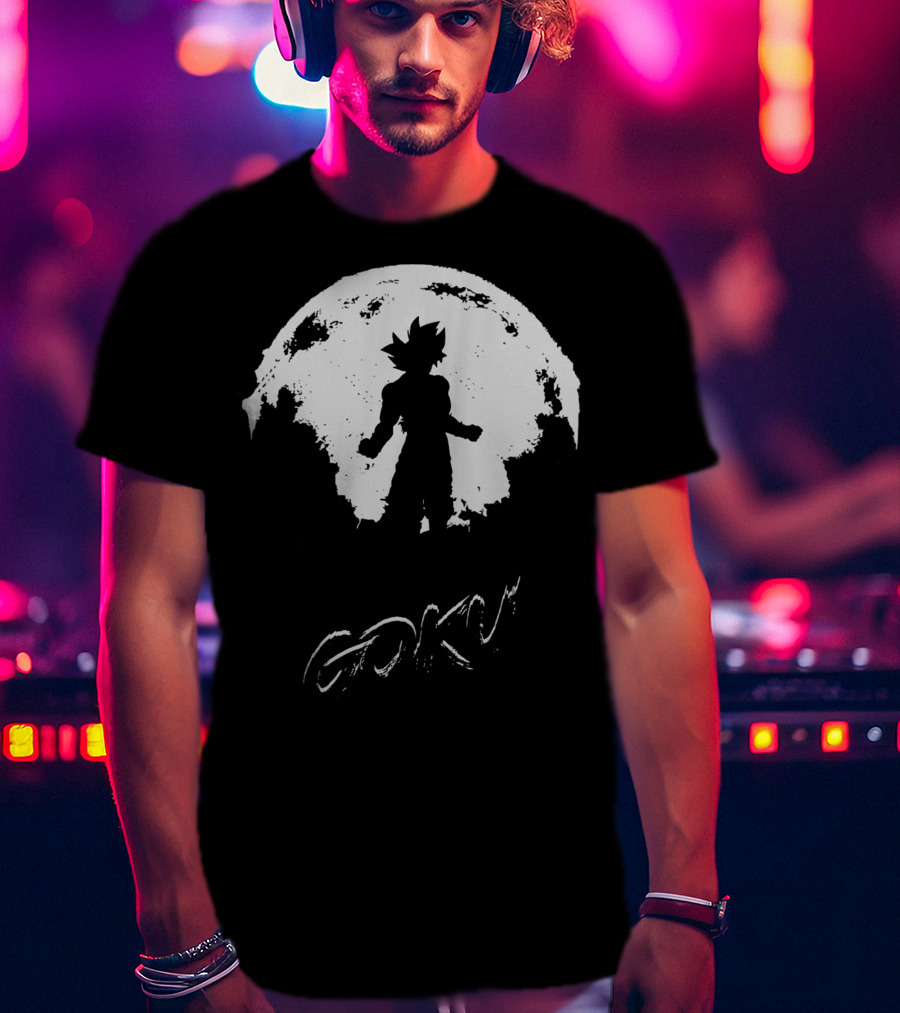 Goku Moon Hero T-Shirt