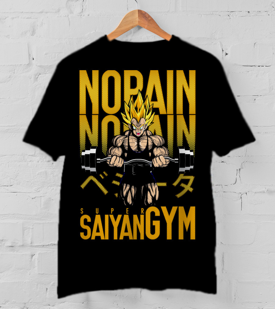 No Pain No Pain Super Saiyan Gym T-Shirt