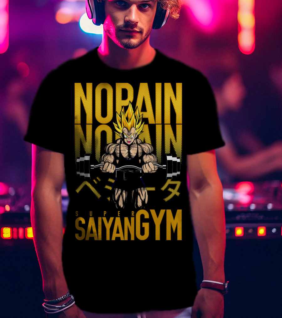 No Pain No Pain Super Saiyan Gym T-Shirt