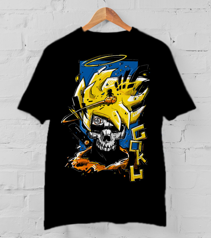 SkullGoku Super Saiyan Anime Fusion T-Shirt