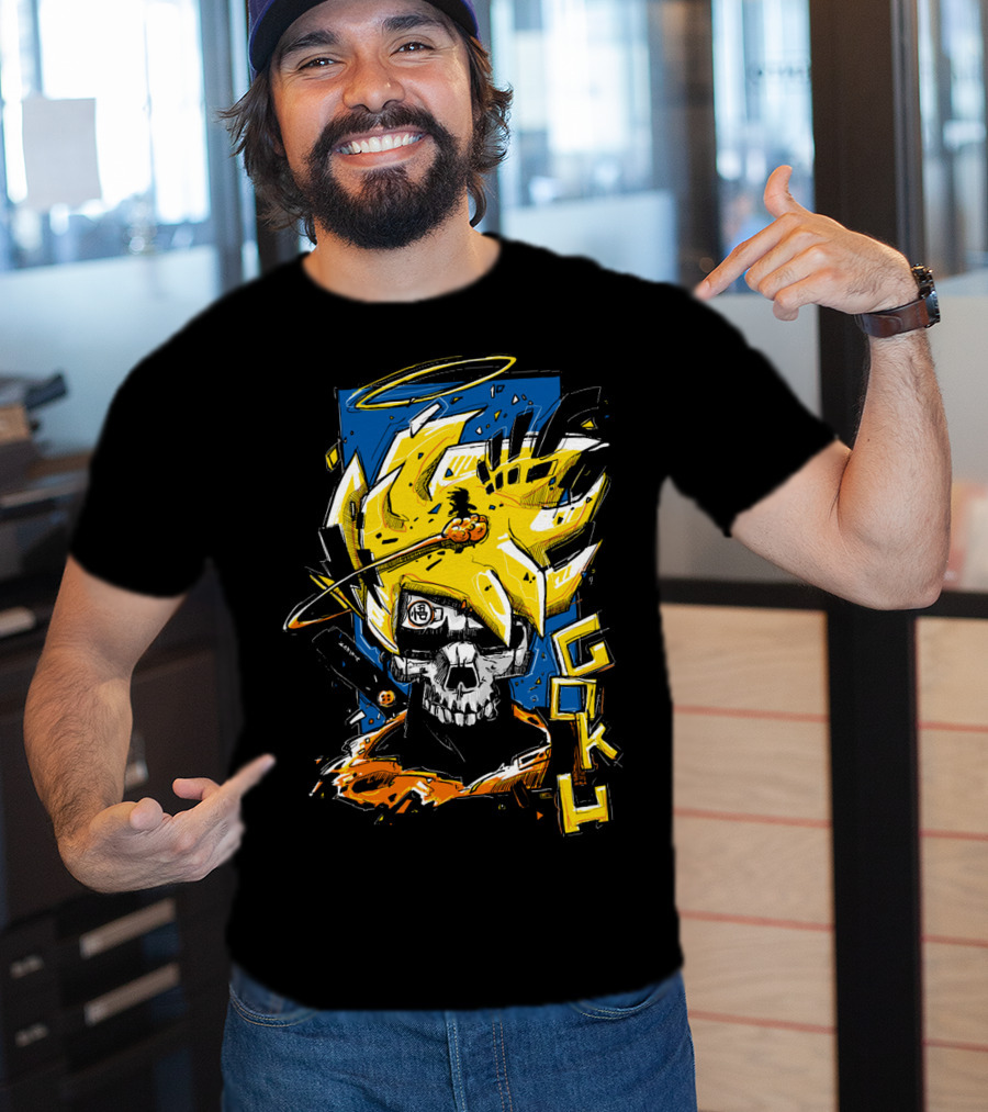 SkullGoku Super Saiyan Anime Fusion T-Shirt