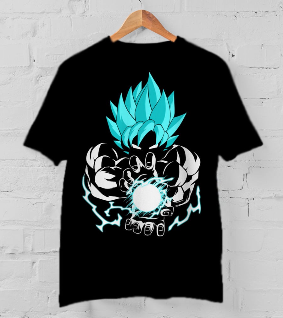 Super Saiyan Blue Energy Charge T-Shirt