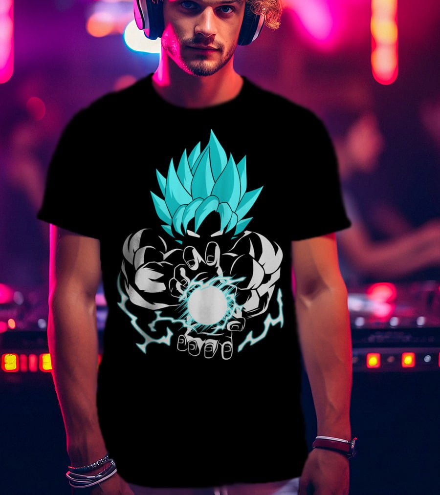 Super Saiyan Blue Energy Charge T-Shirt