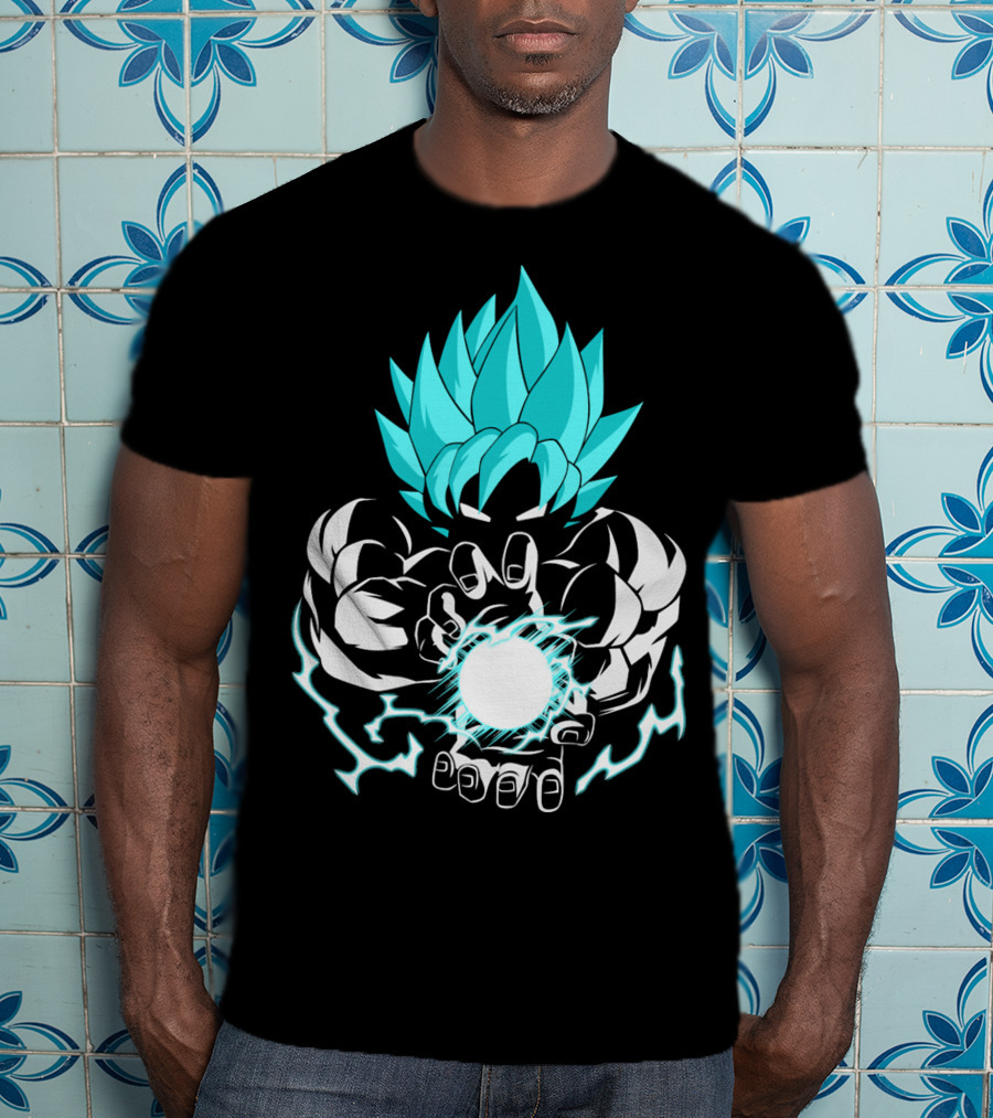 Super Saiyan Blue Energy Charge T-Shirt