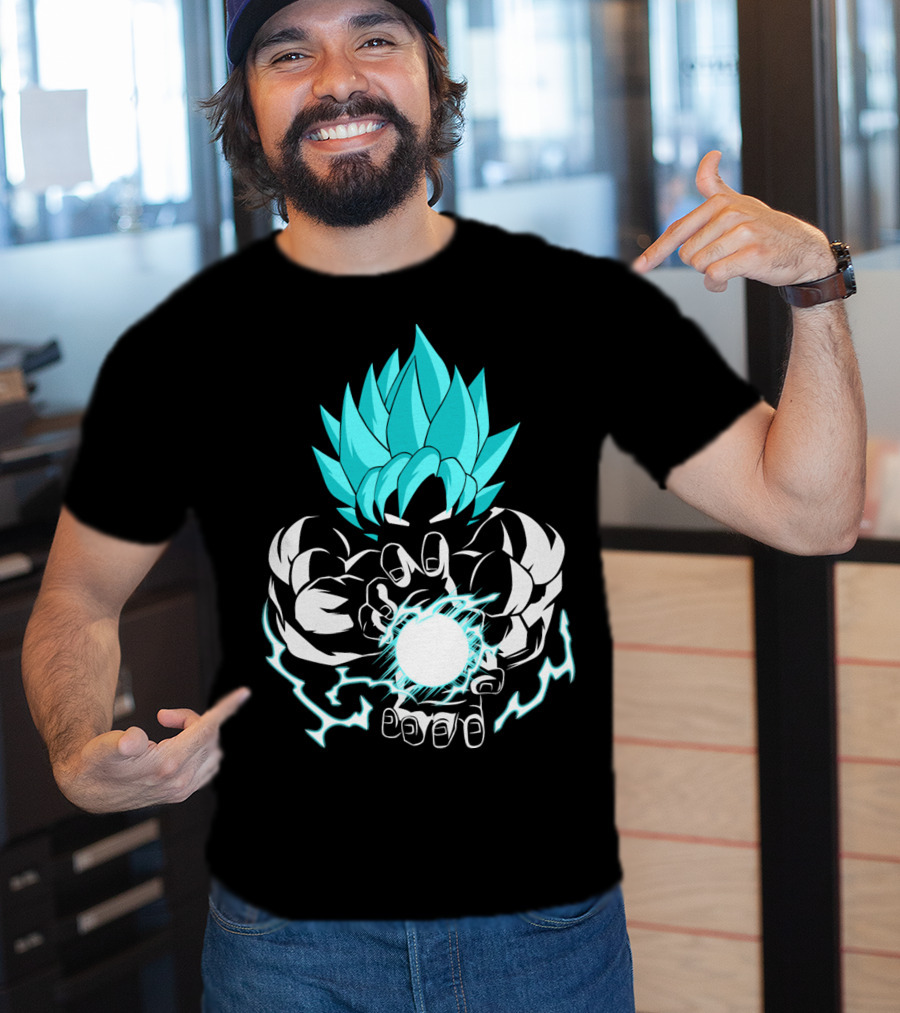 Super Saiyan Blue Energy Charge T-Shirt