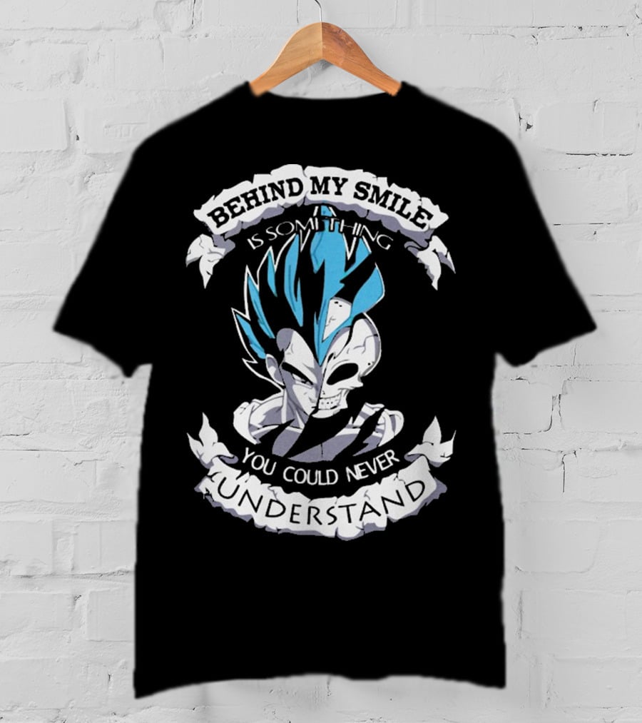 Behind My Smile Is Something You Could Never Understand Vegeta T-Shirt