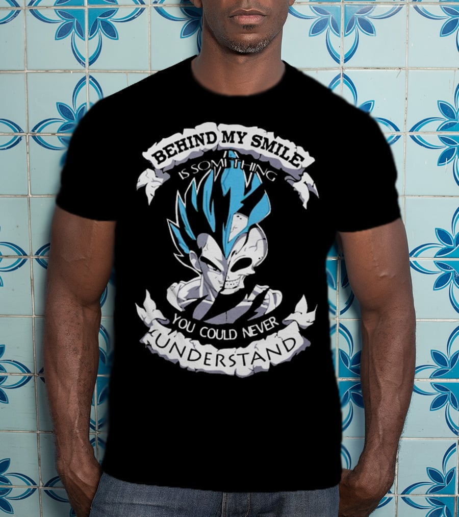 Behind My Smile Is Something You Could Never Understand Vegeta T-Shirt
