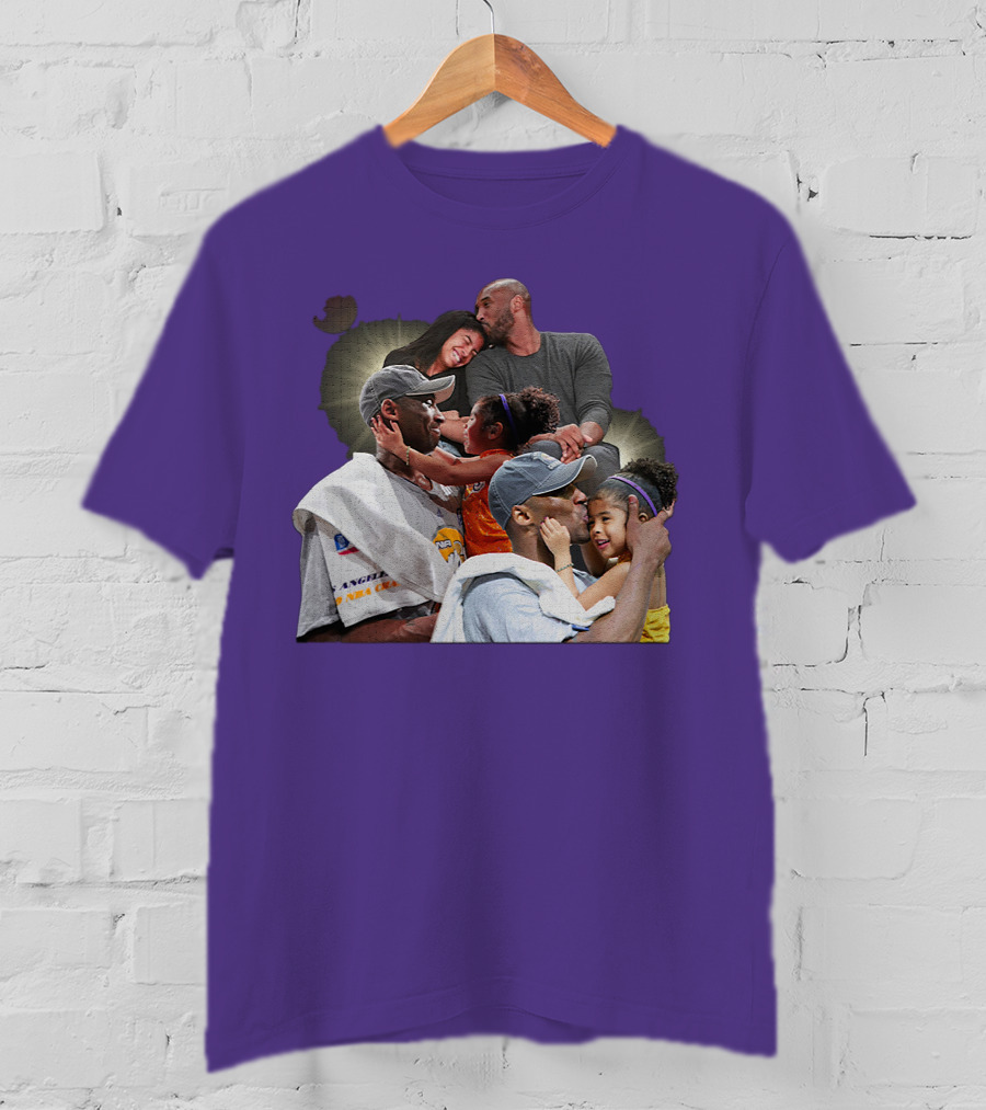 Kobe And Gigi Celebration Los Angeles Lakers Moments T-Shirt
