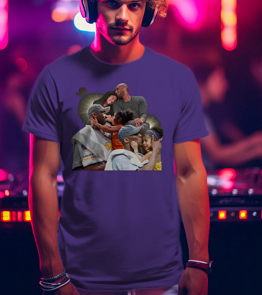 Kobe And Gigi Celebration Los Angeles Lakers Moments T-Shirt
