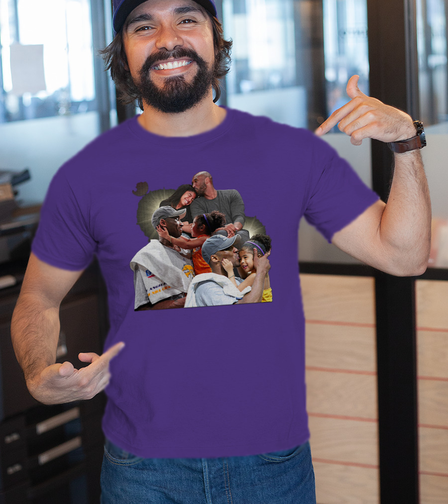 Kobe And Gigi Celebration Los Angeles Lakers Moments T-Shirt
