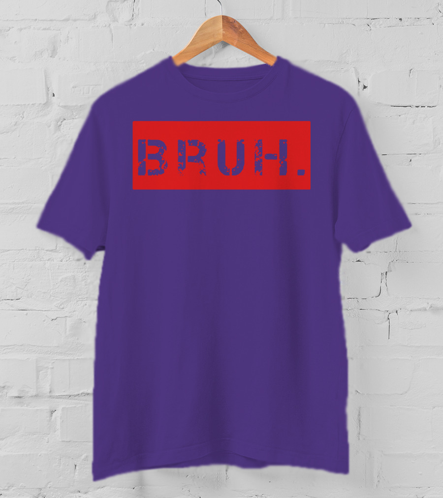 Bruh Meme Funny Saying Brother Teens Greeting T-Shirt