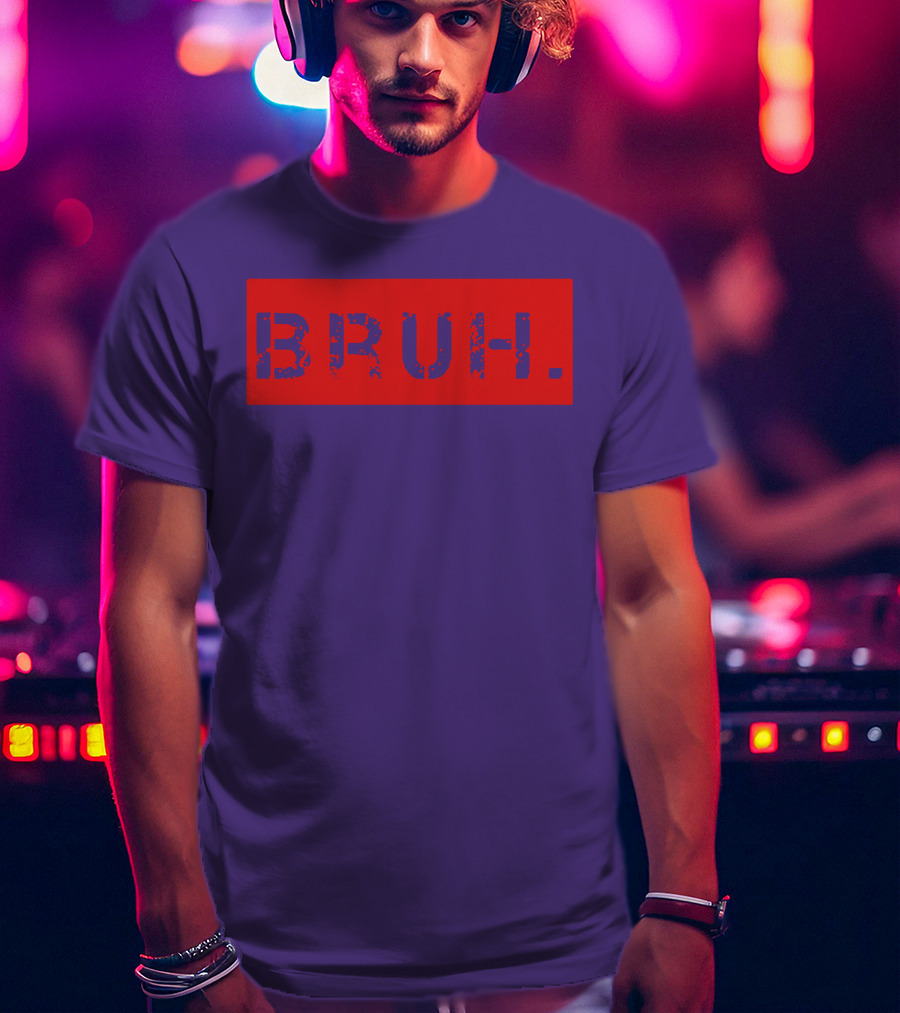Bruh Meme Funny Saying Brother Teens Greeting T-Shirt