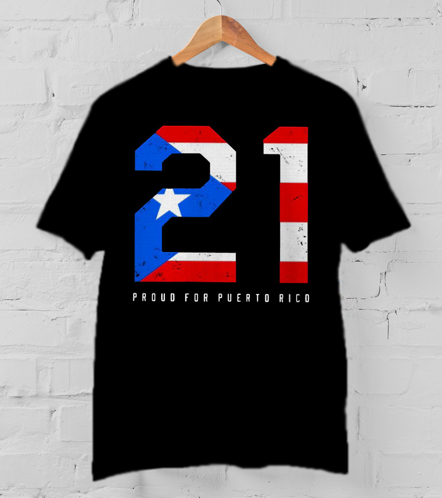 21 Puerto Rico Pride Flag Colors T-Shirt