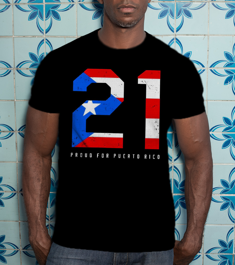 21 Puerto Rico Pride Flag Colors T-Shirt