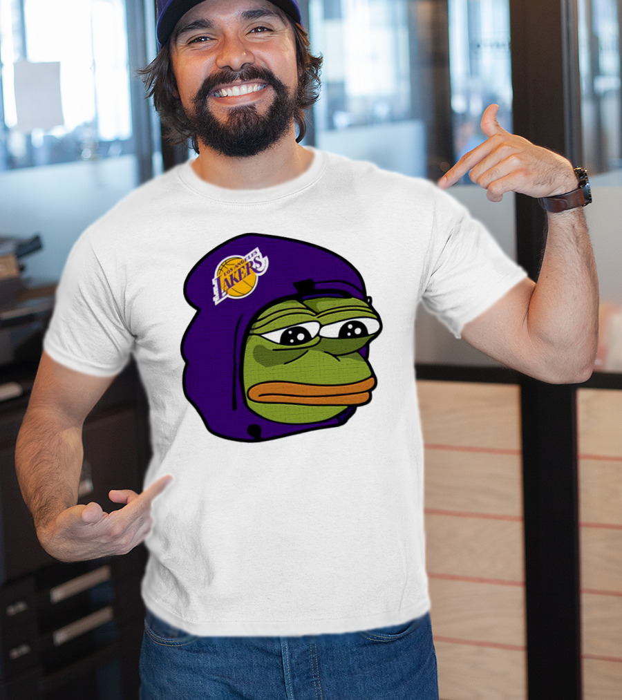 Pepe The Frog Los Angeles Lakers T-Shirt