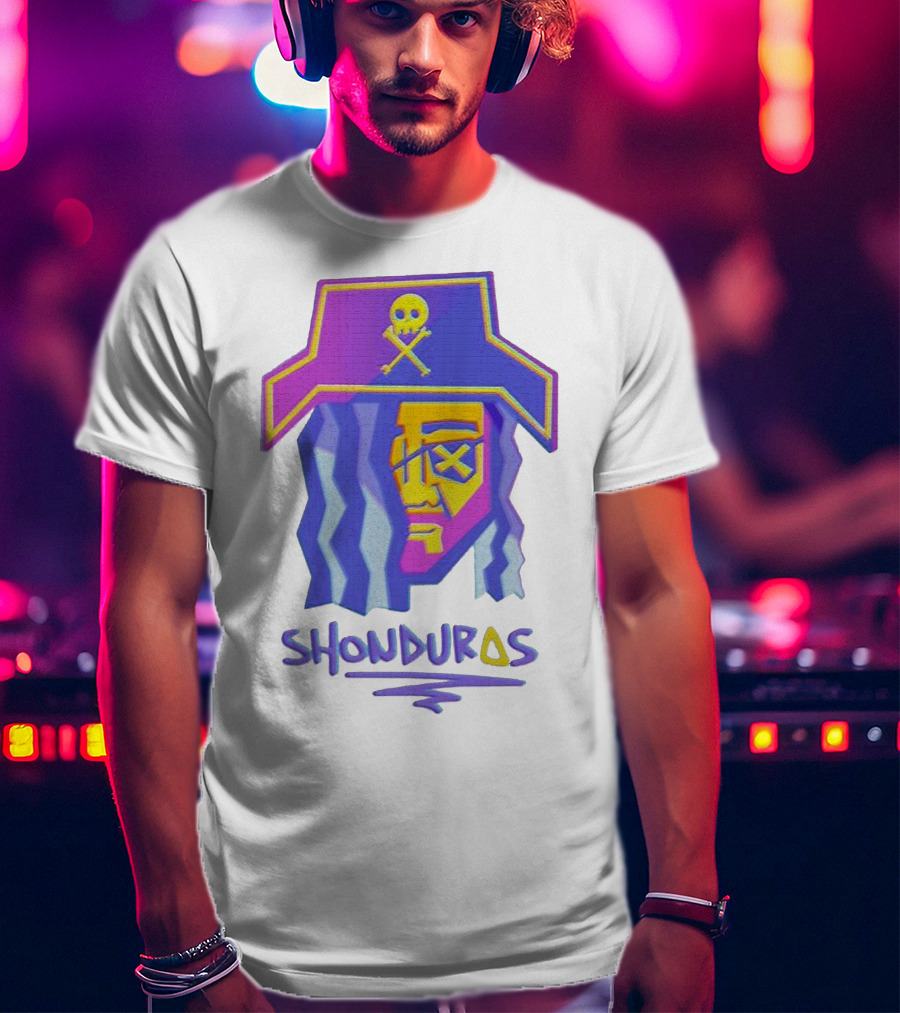 A For Adley Merch Kids Pirate Dad Shonduras Pirate Skull Hat T-Shirt