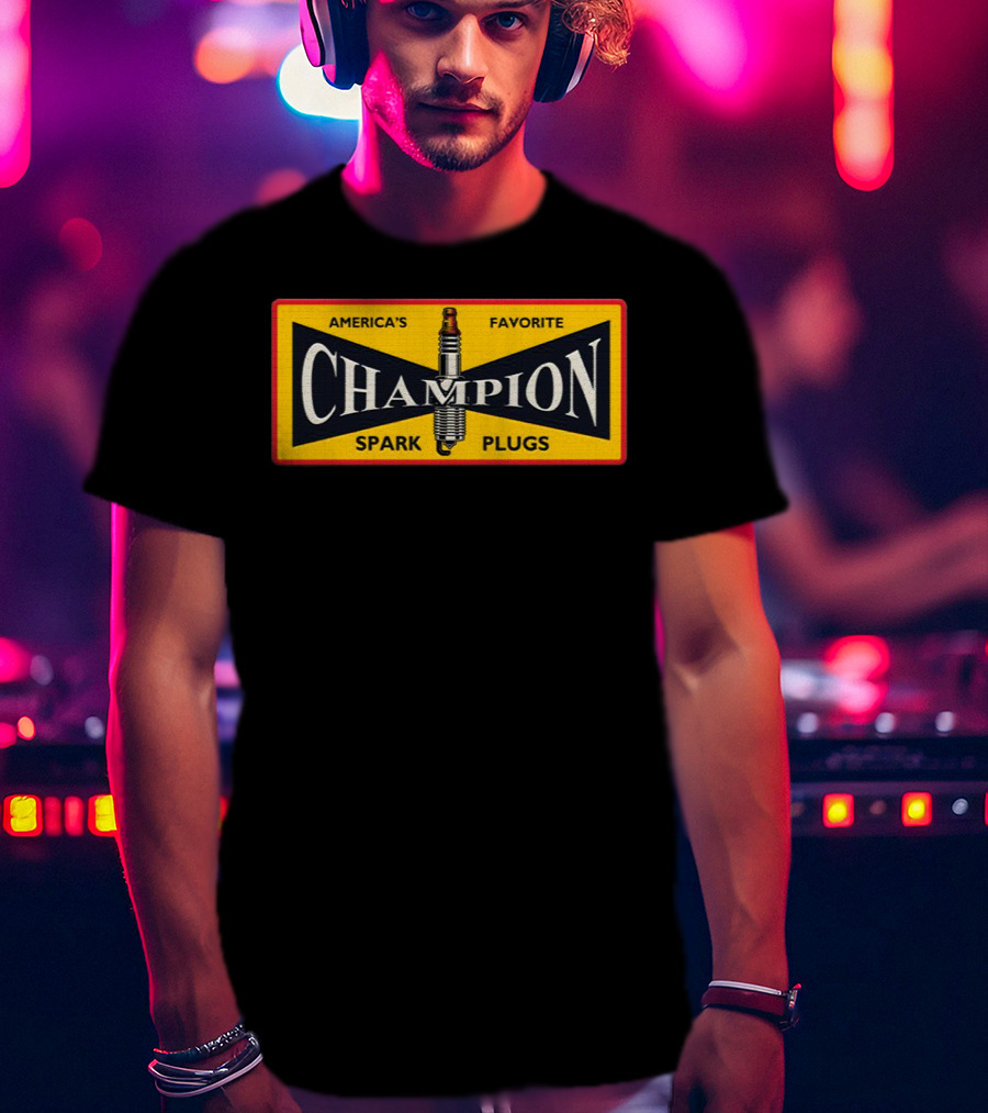 America's Favorite Champion Spark Plugs T-Shirt