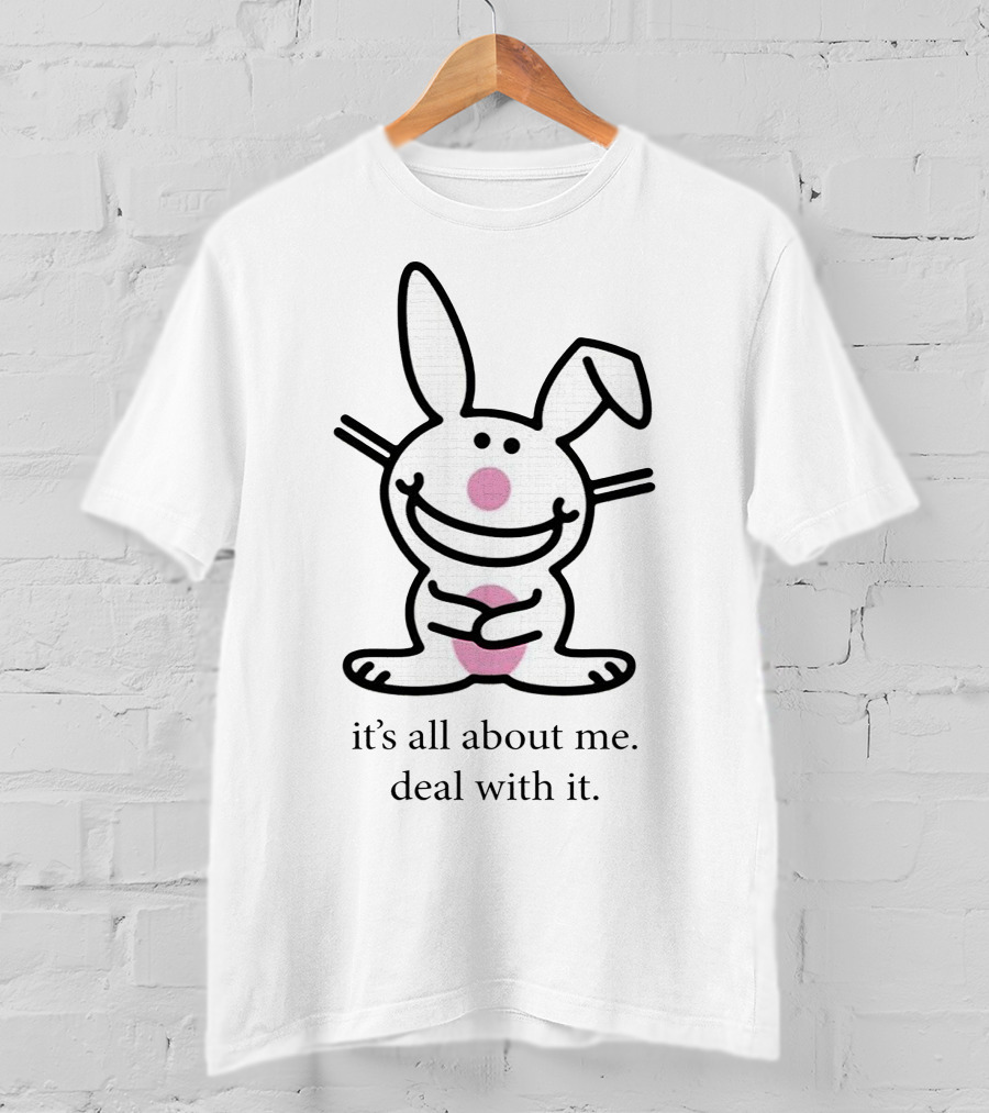 It's All About Me Deal With It Rabbit T-Shirt