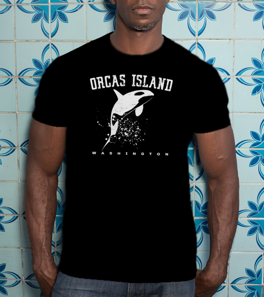 ORCAS ISLAND WASHINGTON Killer Whale Lover Souvenir T-Shirt