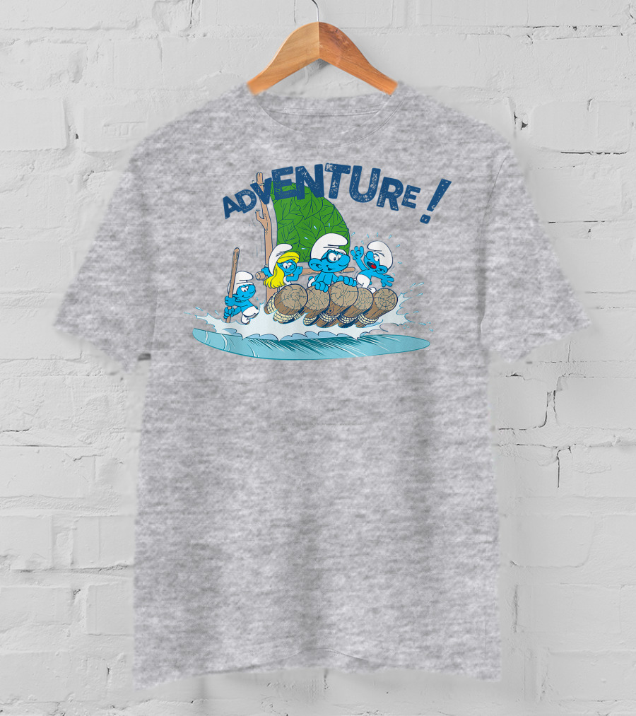 The Smurfs Adventure Rafting With Adventure T-Shirt