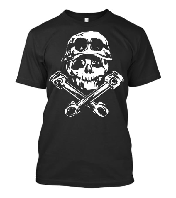 28 Biker Helmet Vintage Style 1972 Retro Racing T-Shirt