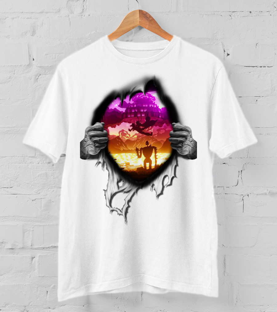 Exploring Enchanted Realms With Ghibli Icons T-Shirt