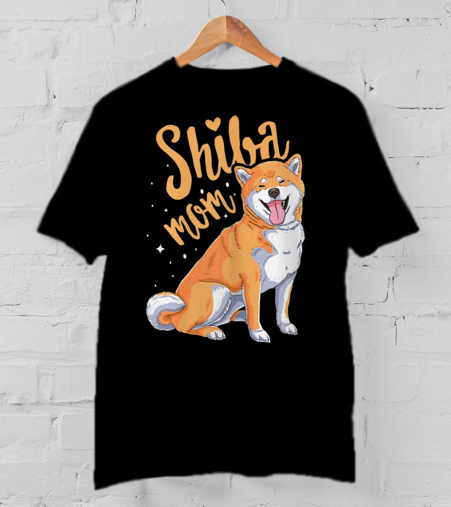 Shiba Inu Mom Funny Dog Lover For Shiba Inu Owner T-Shirt