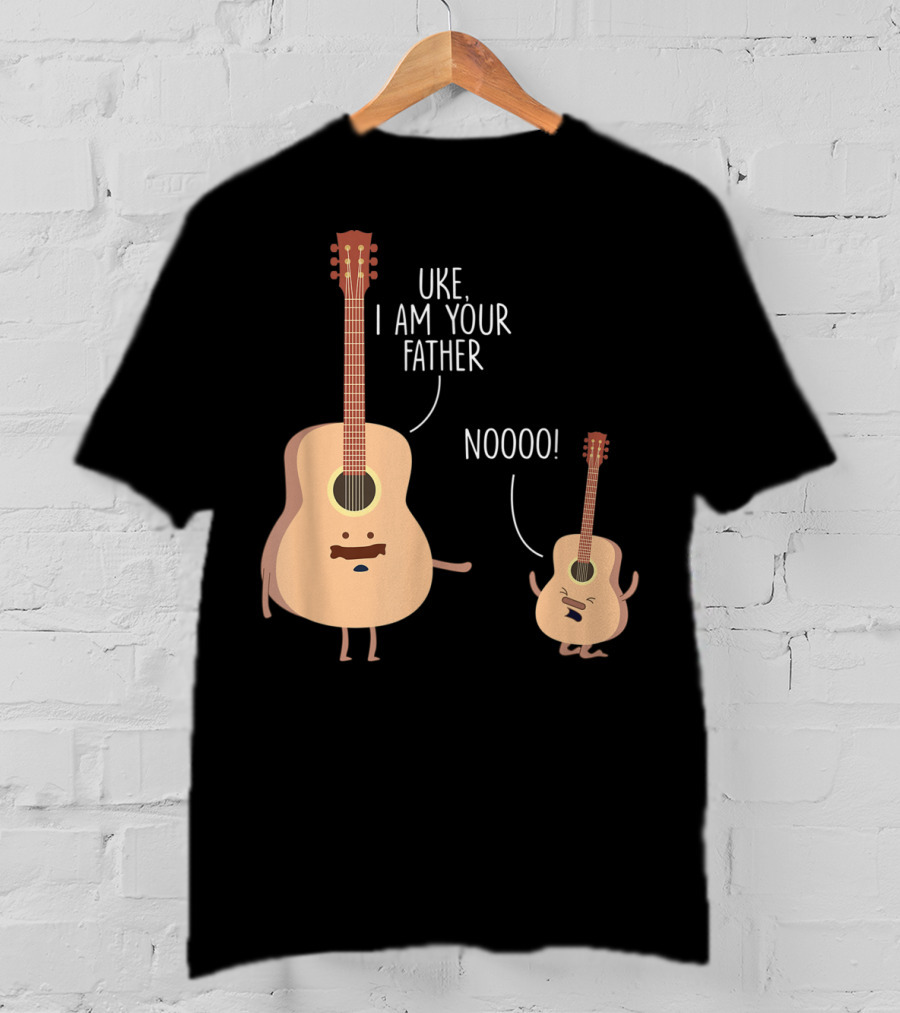 Uke I Am Your Father Ukulele Guitar NOOOO T-Shirt