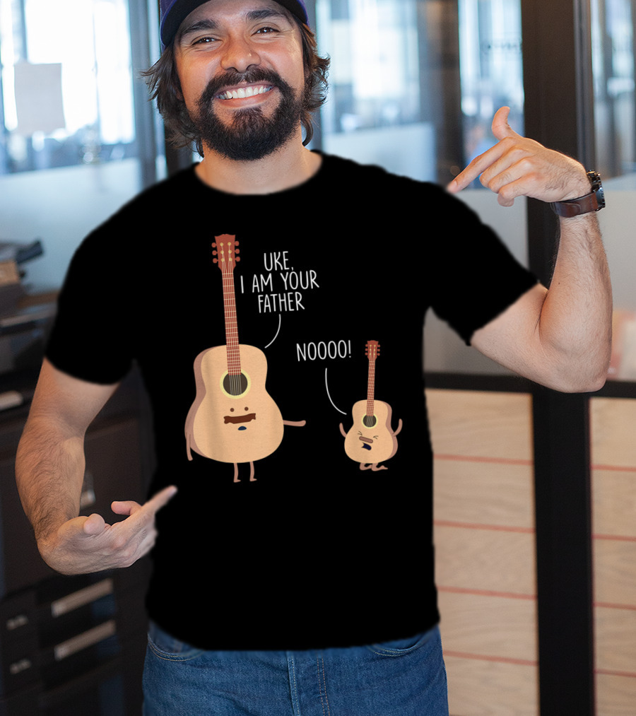 Uke I Am Your Father Ukulele Guitar NOOOO T-Shirt