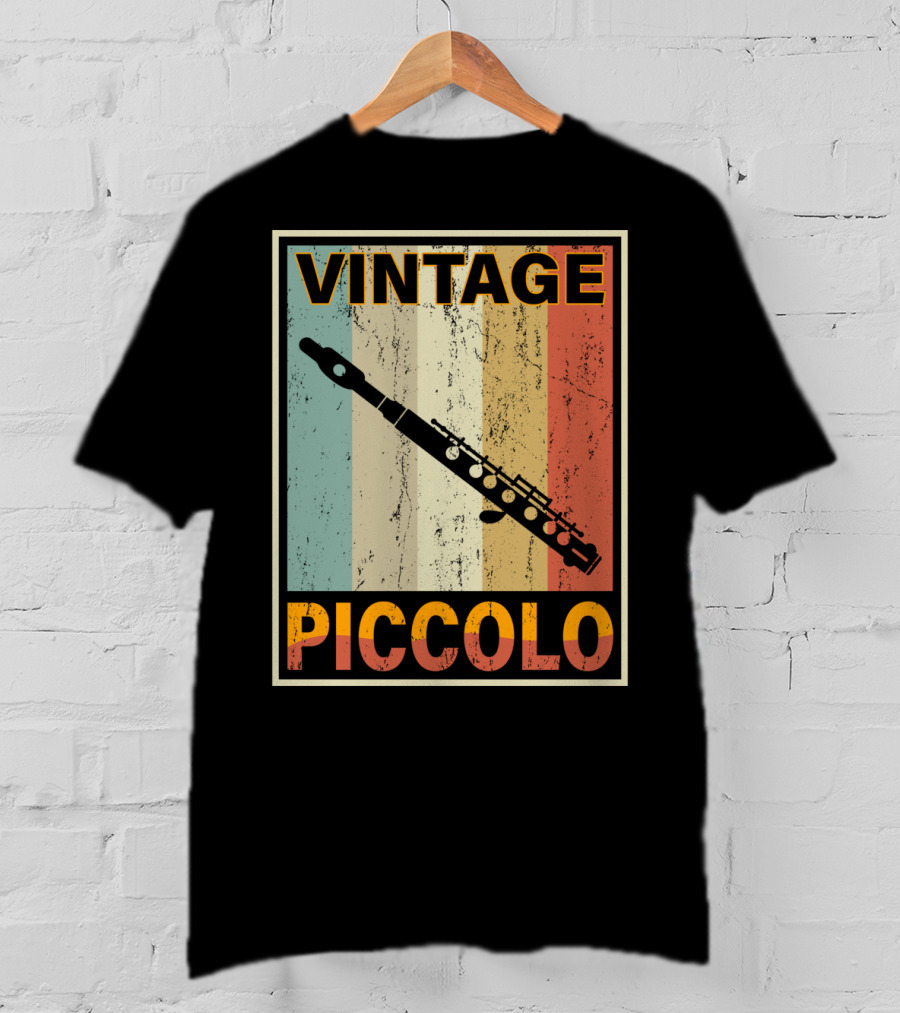 Vintage Piccolo Retro Stripes T-Shirt