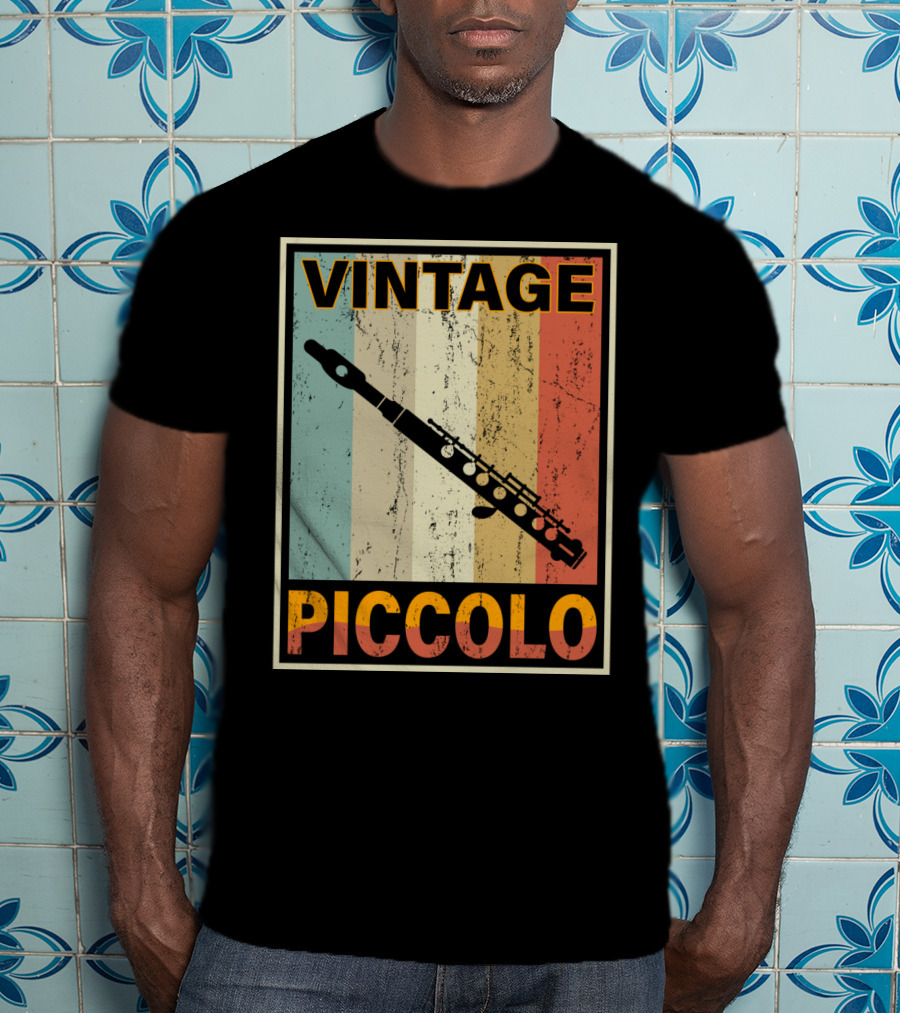 Vintage Piccolo Retro Stripes T-Shirt