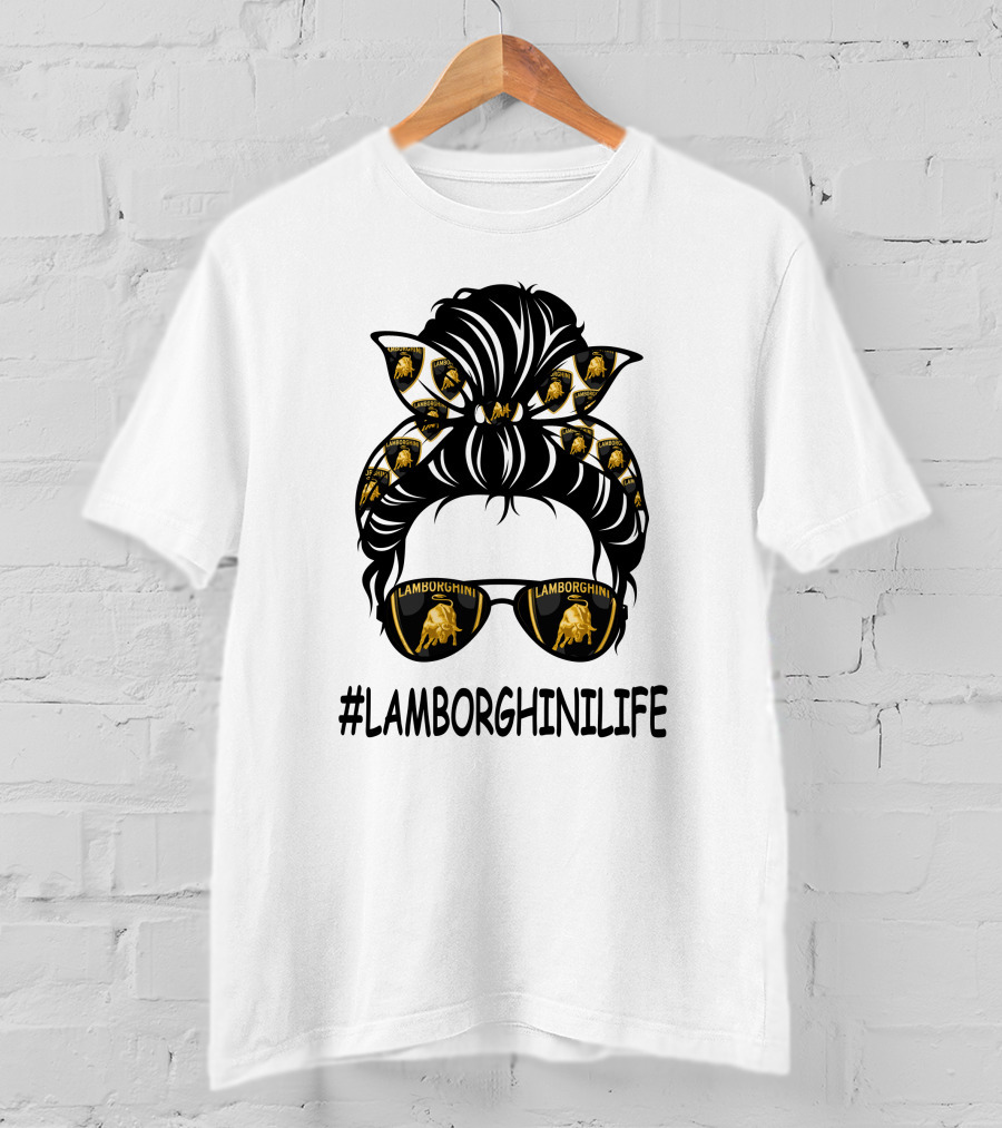 LAMBORGHINILIFE Sunglasses And Bandana T-Shirt