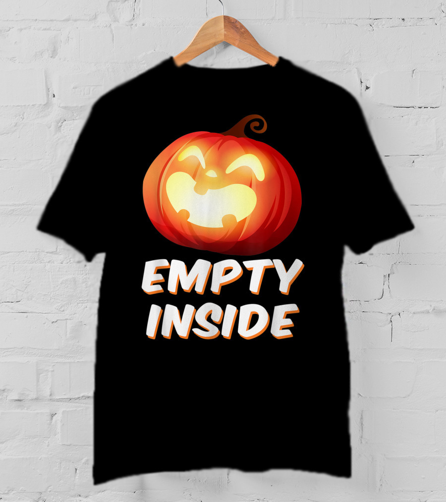 Empty Inside Halloween Pumpkin T-Shirt